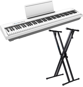 Roland FP-30X WH pianino cyfrowe ze statywem Guitto