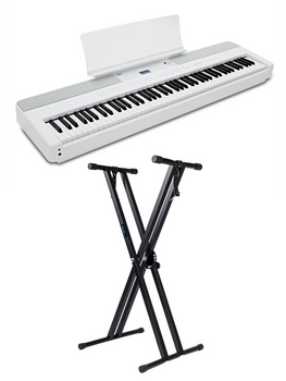 Kawai ES-520 W pianino cyfrowe - zestaw ze statywem