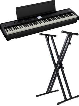 Roland FP-E50 pianino cyfrowe ze statywem Guitto