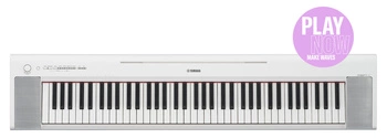 Yamaha Piaggero NP-35 WH pianino cyfrowe - bezpłatne lekcje online i FLOWKEY