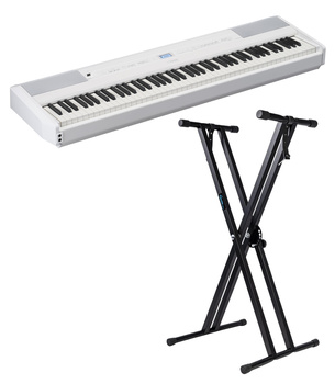 Yamaha P-525 WH pianino cyfrowe ze statywem Guitto