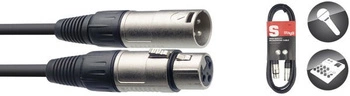 Stagg SMC3 - kabel mikrofonowy 3m XLR/XLR  wysokiej jakości