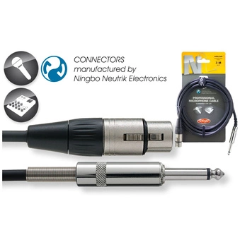 Stagg NMC 3 XP - kabel mikrofonowy 3m przewód audio