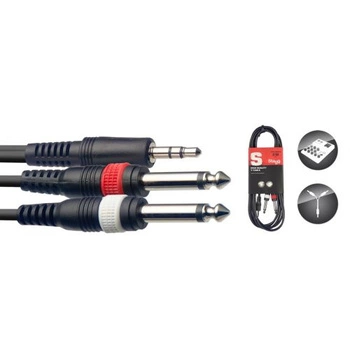 Stagg SYC3/MPS2P E - kabel przejściowy 3m przewód audio