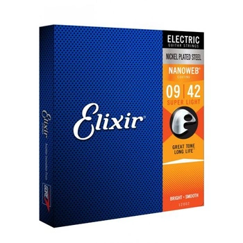 Elixir 12002 Super Light (09-42) NW struny do gitary elektrycznej