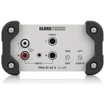 Klark Teknik DI 22P Di-box stereo pasywny di-box stereo in/out