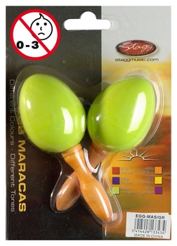 Stagg EGG-MA S GR - marakasy shaker