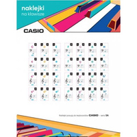 Casio naklejki na klawisze małe