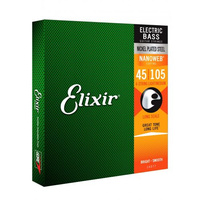 Elixir 14077 NanoWeb Long Scale 45-105 struny do gitary basowej