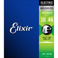 Elixir 19052 Optiweb Light 10-46 struny do gitary elektrycznej