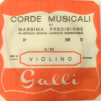 Galli G-025 - pojedyncza struna do skrzypiec D-3 Struny