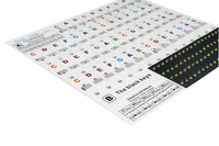 Guitto GFM02  - naklejki do pianina