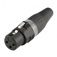 Hicon HI-X3CFBLK - wtyk XLR