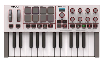 Akai MPK Mini MK4 Grey ultrakompaktowa klawiatura sterująca