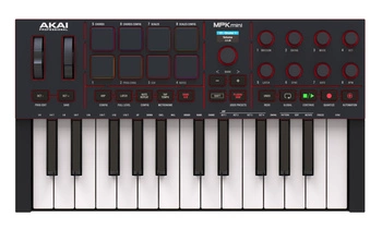 Akai MPK Mini MK4 Black ultrakompaktowa klawiatura sterująca