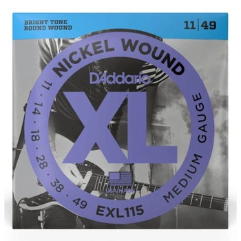 D'Addario EXL 115 struny do gitary elektrycznej
