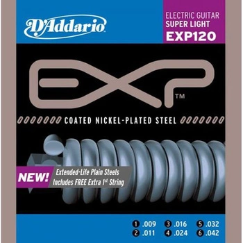 D'Addario EXP 120 struny do gitary elektrycznej